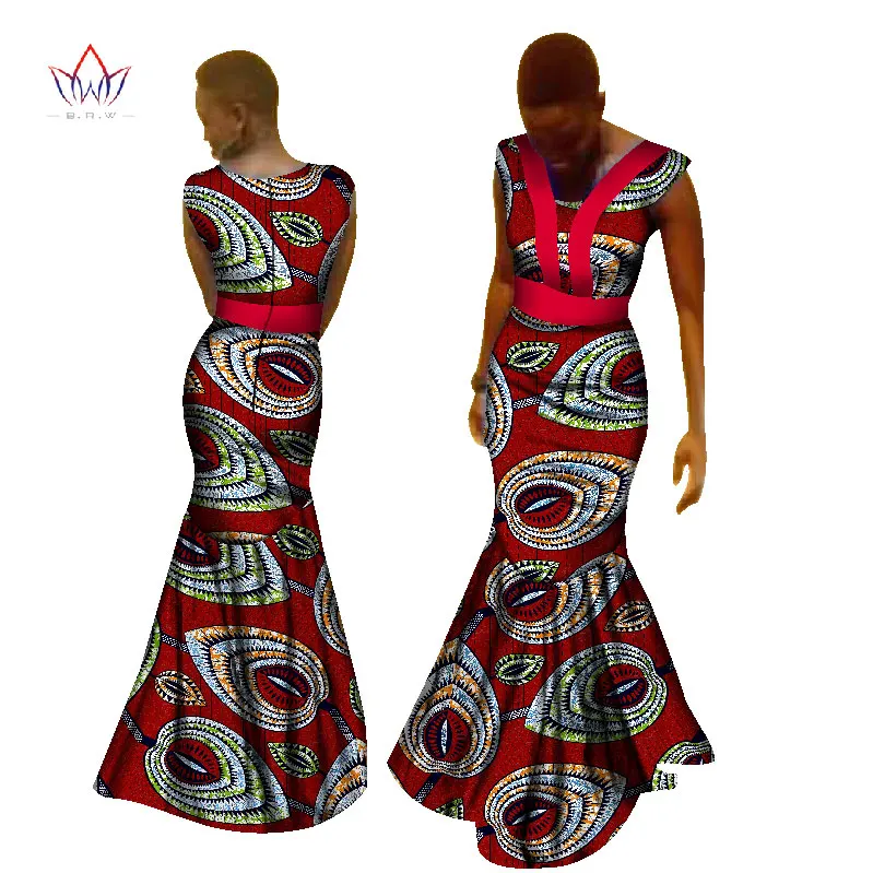 Платье женское в этническом стиле с юбкой-годе | Женская одежда