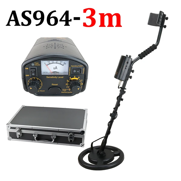 AS964 3.0M Underground Metal Detector Max Depth 3M 1.5M AR944M Gold Detector Scanner Finder Gold Digger Treasure seeking Hunter li-Battery - Цвет: AS964 3.0M