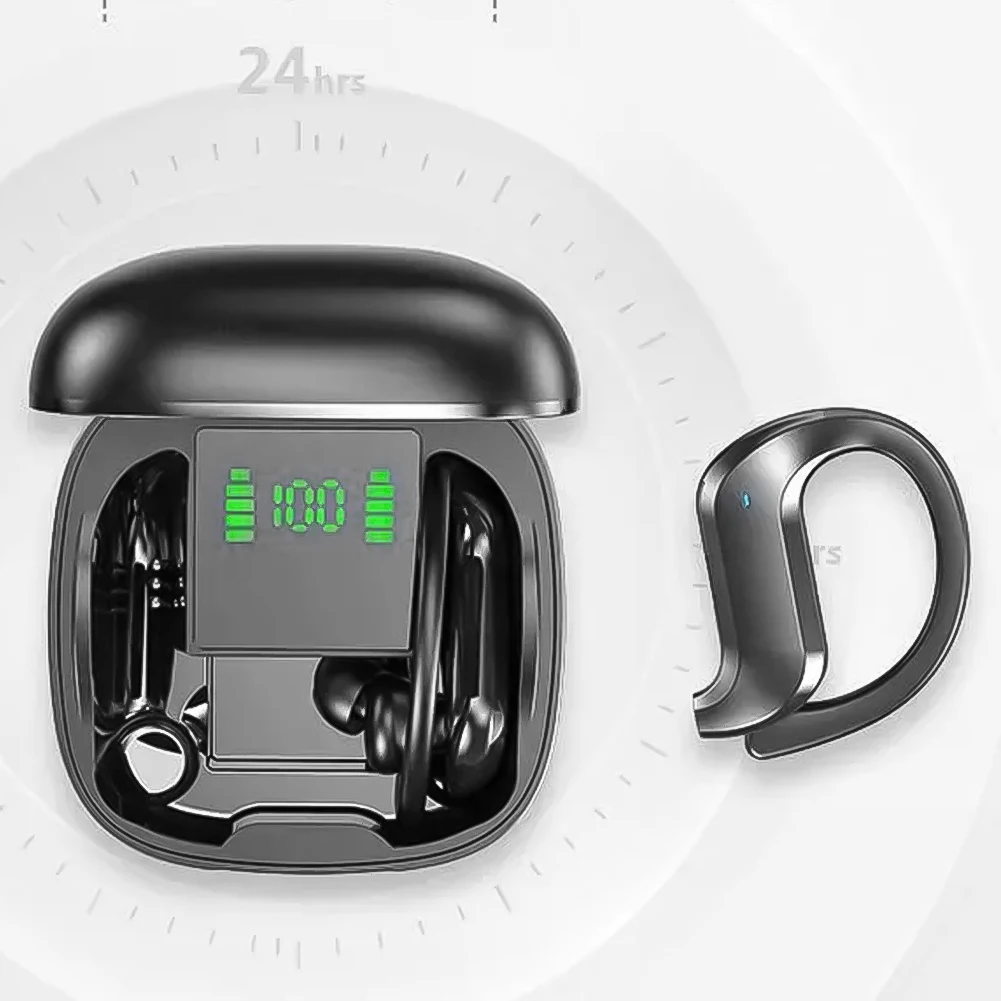 

New Hot TWS Sports Waterproof Wireless Earbuds Bluetooth 5.0 Noise Cancelling Headphones with Mics Stereo Led Display Headsets