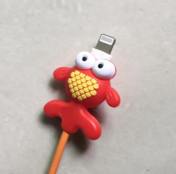 50 шт. Бабочка Насекомое пчела Краб намотка кабеля USB телефон зарядное устройство защита данных крышка мини провода протектор Аксессуары для телефонов