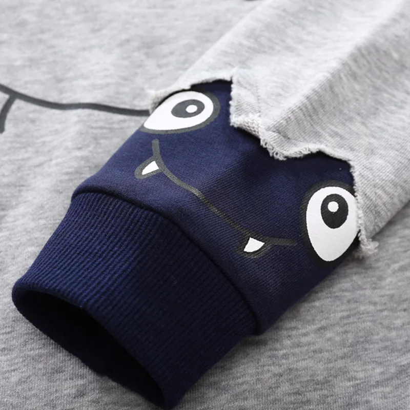 

New 2020 Kids Spring Autumn Hoodies Sweatshirts Boys Cute Cartoon O-neck Long Sleeve Pullover Sweatshirt Tops Children Clothing