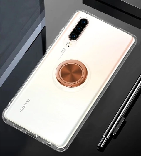 Для huawei Nova 5T кольцо держатель Стенд задняя крышка магнит прозрачные чехлы для huawei Nova 5T Funde Coque