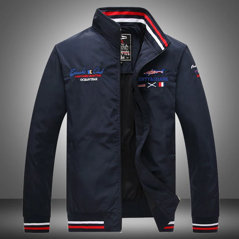Высокое качество Весна Осень для мужчин Slim Fit shark мужчин s куртки M-4XL парка Повседневная брендовая одежда Eden верхняя одежда новейшая кукла с акулой