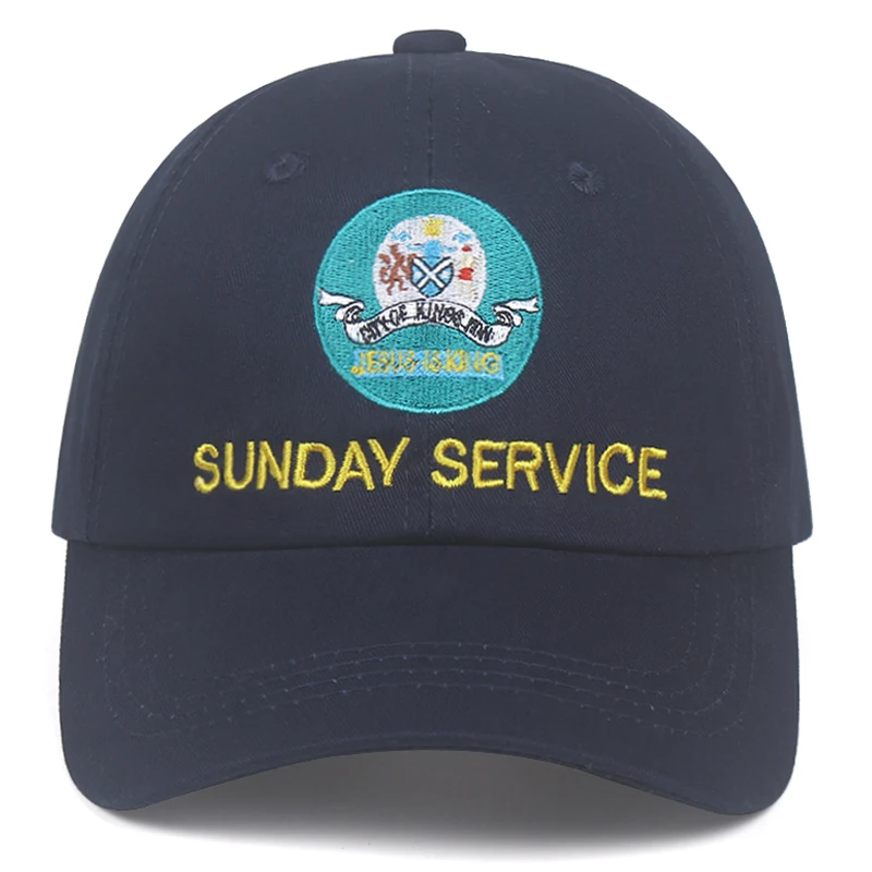 

Новинка, бейсболки Kanye West Sunday Service с изображением Иисуса короля, альбом, унисекс, женские мужские кепки, новинка, регулируемый альбом