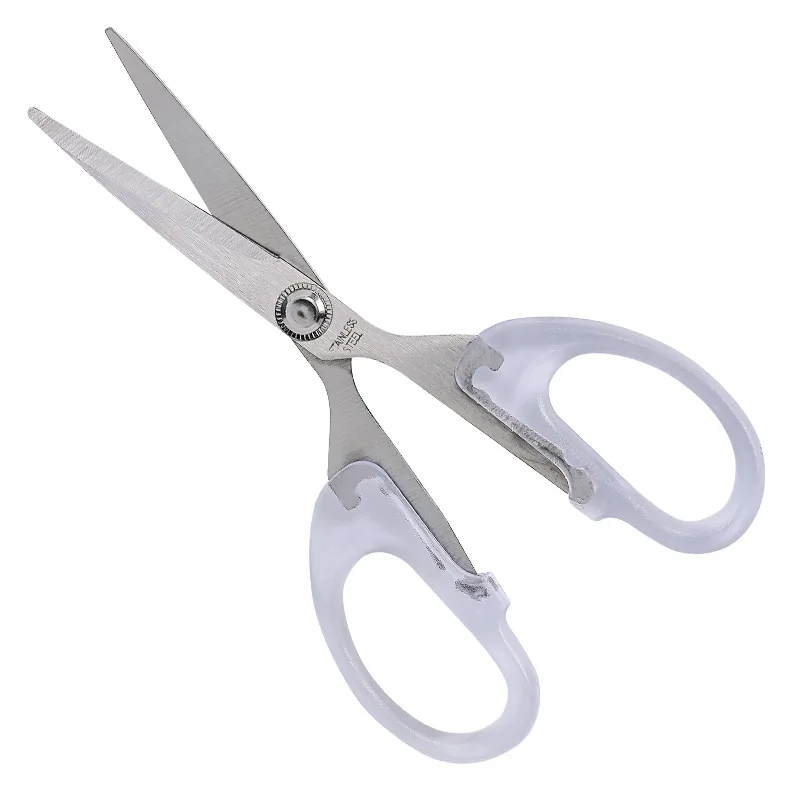 

Mohamm Transparent Scissors Student Handmade Tools Stainless Steel