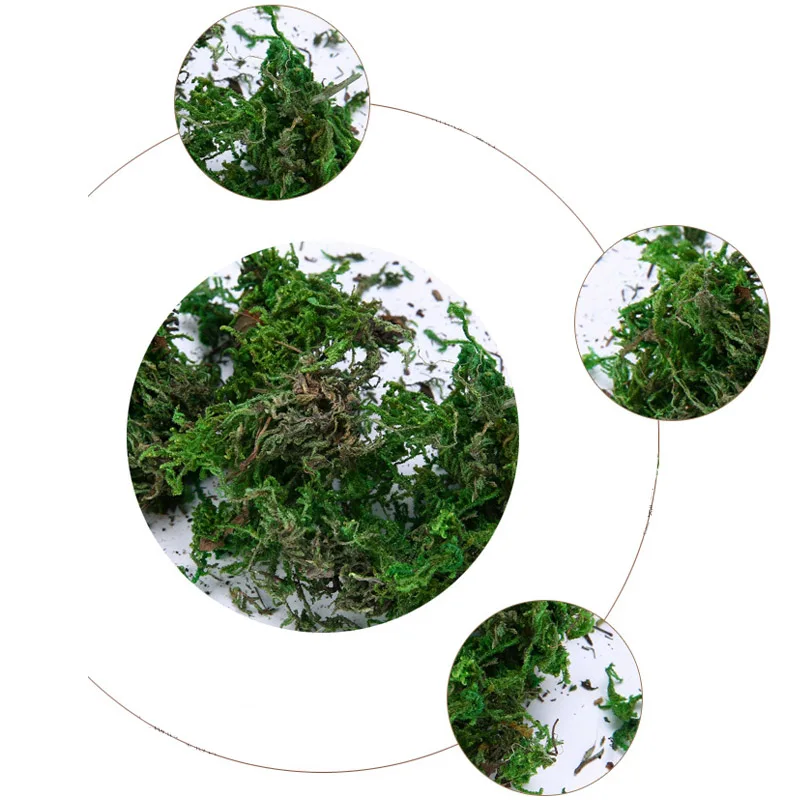 Сушеные искусственные моховые подкладки декоративные подвесные корзины для