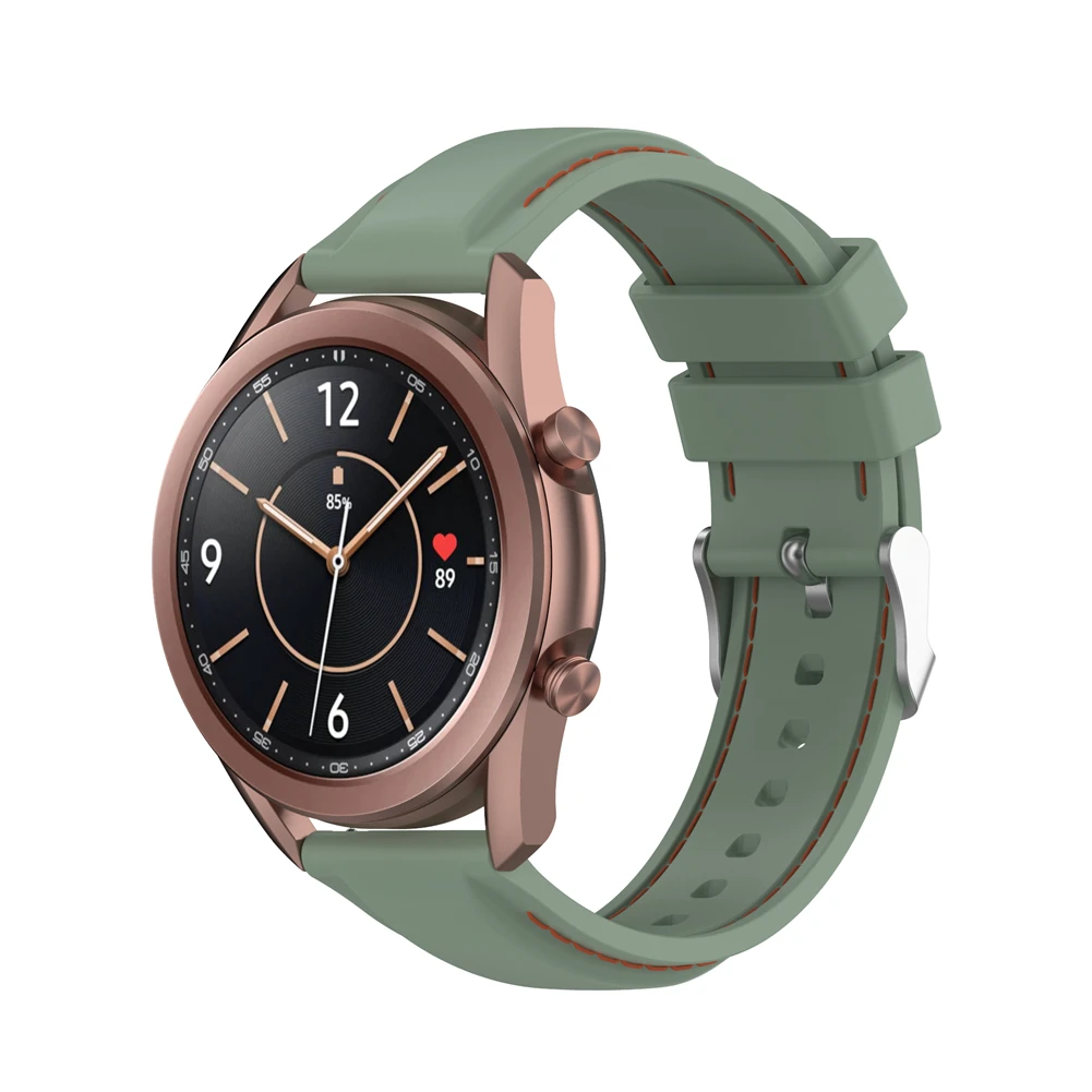 

Ремешок Универсальный для Samsung Galaxy Garmin Amazfit, модный кожаный сменный Браслет для наручных часов, 20 мм 22 мм