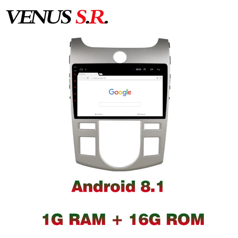 VenusSR Android 8 1 2.5D автомобильный dvd для KIA Forte Cerato радио 2007-2017 мультимедиа головное