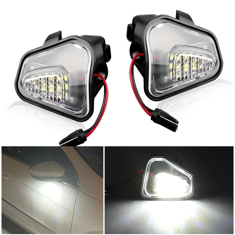 

2 шт., светодиодная подсветка для зеркала Volkswagen VW Passat EOS CC Scirocco Jetta