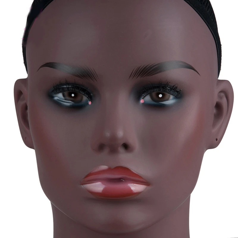 

Fashion Realistic PVC Female Display Mannequin Head Wig Jewelry Hat Glasses Headset Women Model Head Mold Stand
