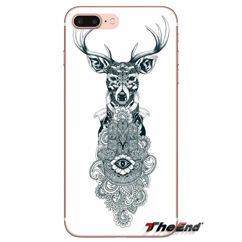 For Xiaomi Redmi 4A S2 Note 3 3S 4 4X 5 Plus 6 7 6A Pro Pocophone F1 Hamsa Soft Transparent Cases Covers |