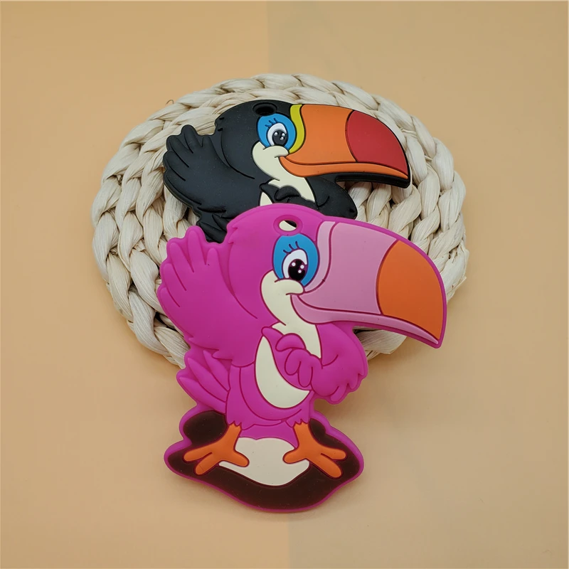 1pc Silicone Teether Teething Toy Food Grade Chewing Necklace For Baby Pacifier Chain Pendant Accessories | Мать и ребенок