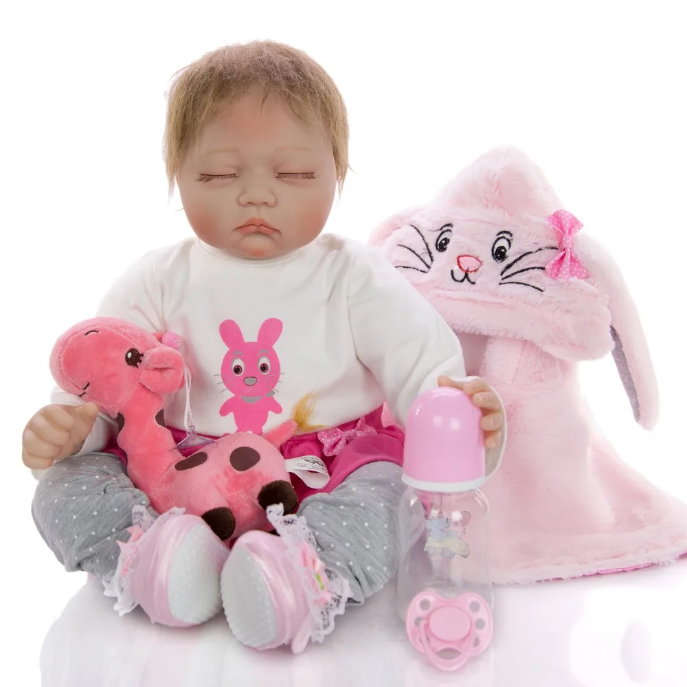 NPK Bebes reborn Мягкие силиконовые куклы для маленьких девочек 22 &quotкуклы