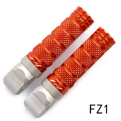 FZ1 orange Высококачественные Задние подножки мотоцикла с ЧПУ для Yamaha FZ1 FZ01 FZ 1 2006-2012 FZ8 FZ08 FZ 8 2011-2013 - Цвет: FZ1 orange