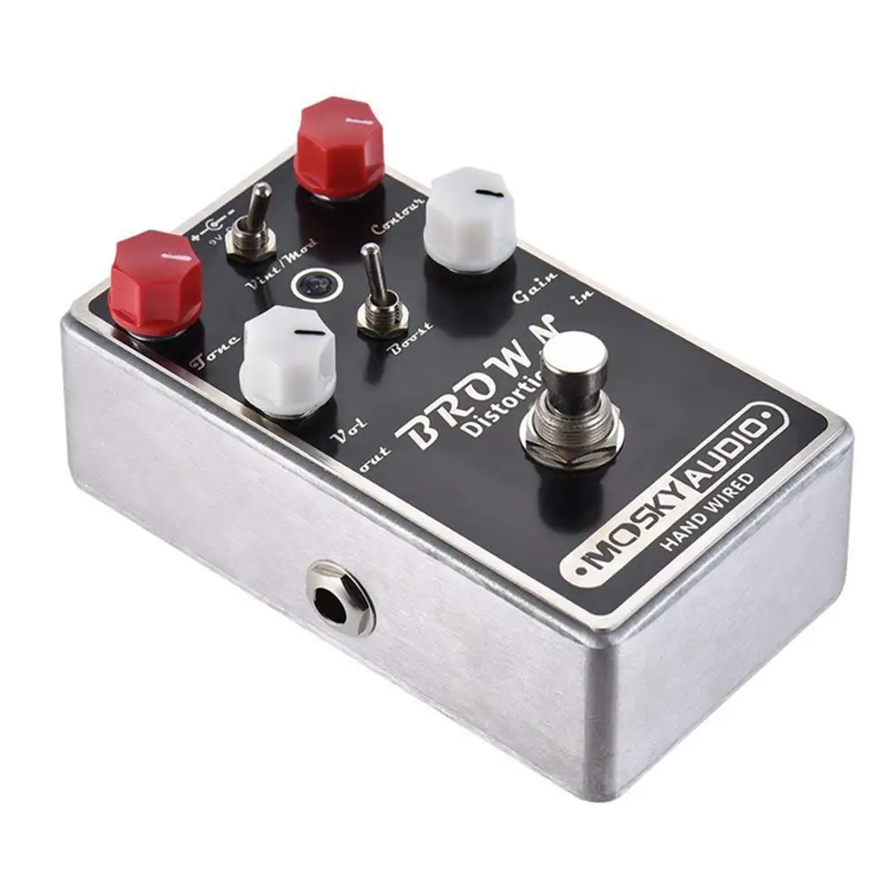High Quality Guitar Effector Manual Metal Distortion Effect Pedal with LED Guitarra Accessories Stringed Musical Instrument