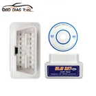 Мини ELM327 V2.1 OBD2 BT считыватель кодов для Android Windows Super ELM 327 интерфейс OBDII многоязычный автомобильный диагностический сканер