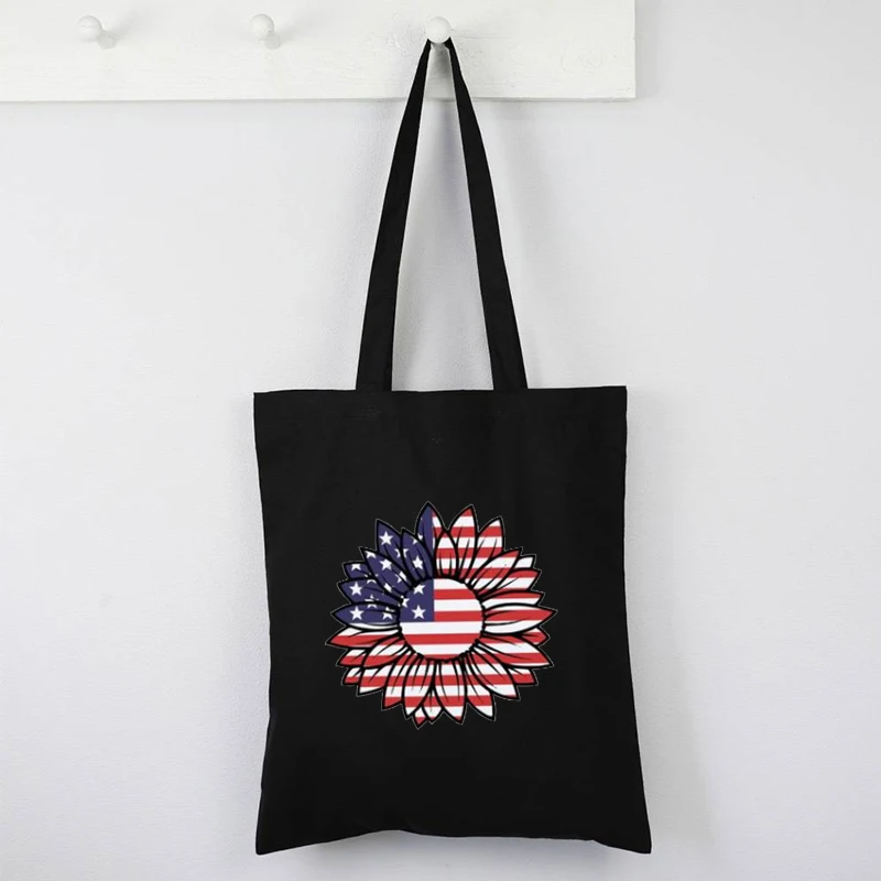 

American Sunflower Flag Shirt American Flag 4th of July Tshirt 2021 Fourth of July Tees Independence Day Tee Summer Tops