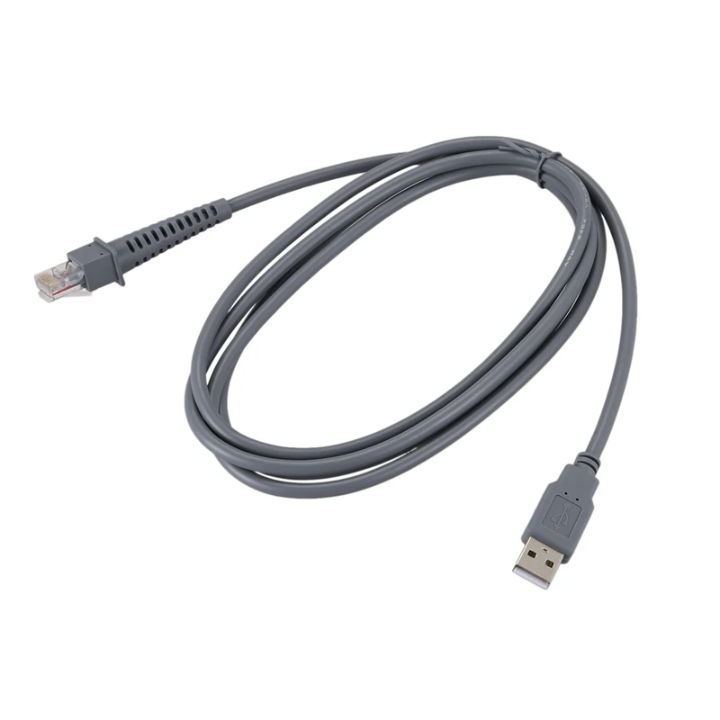 1 X USB A кабель RJ45 7ft 2 м для сканера штрих-кодов LS4278 LS2208 2208AP | Электроника