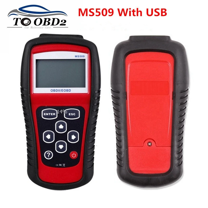 Бесплатная доставка Autel MaxiScan MS509 OBDII/EOBD OBD2 автомобильный считыватель кодов