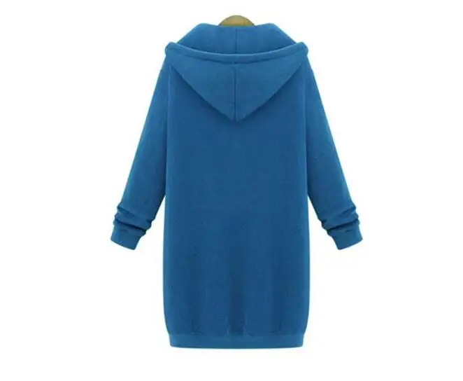 Женская зимняя теплая флисовая парка с капюшоном пальто длинная куртка верхняя