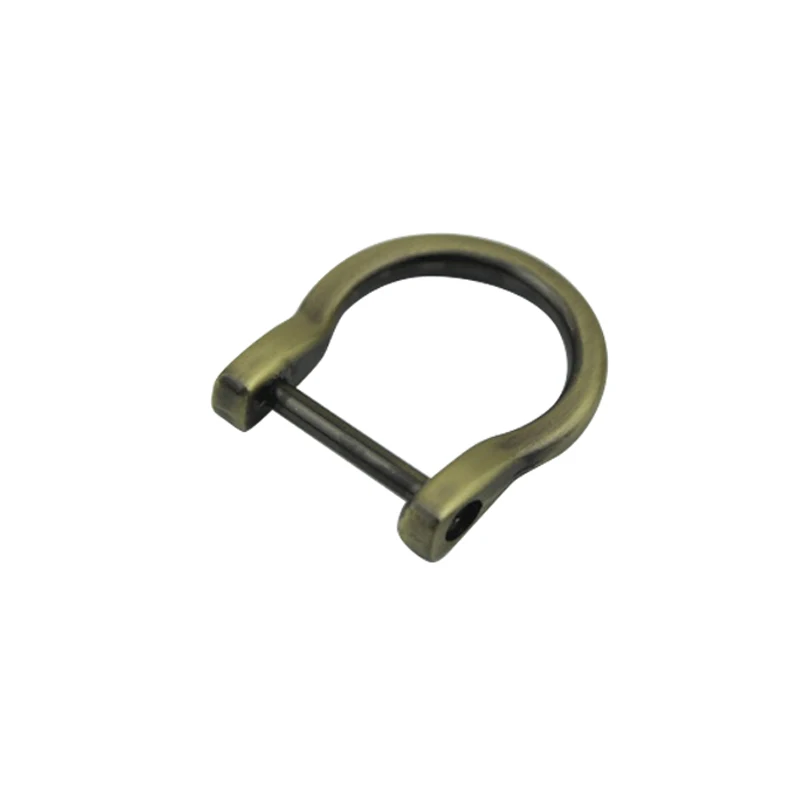 Copper BDTHOOO 20 шт./лот, кожаная сумка, сумка, фурнитура, съемный винт, D металлическая пряжка, застежка для кошельков, ручка, багажные сумки - Цвет: Copper