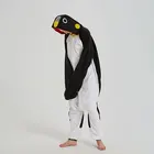 Пижама-кигуруми женская, черный пингвин
