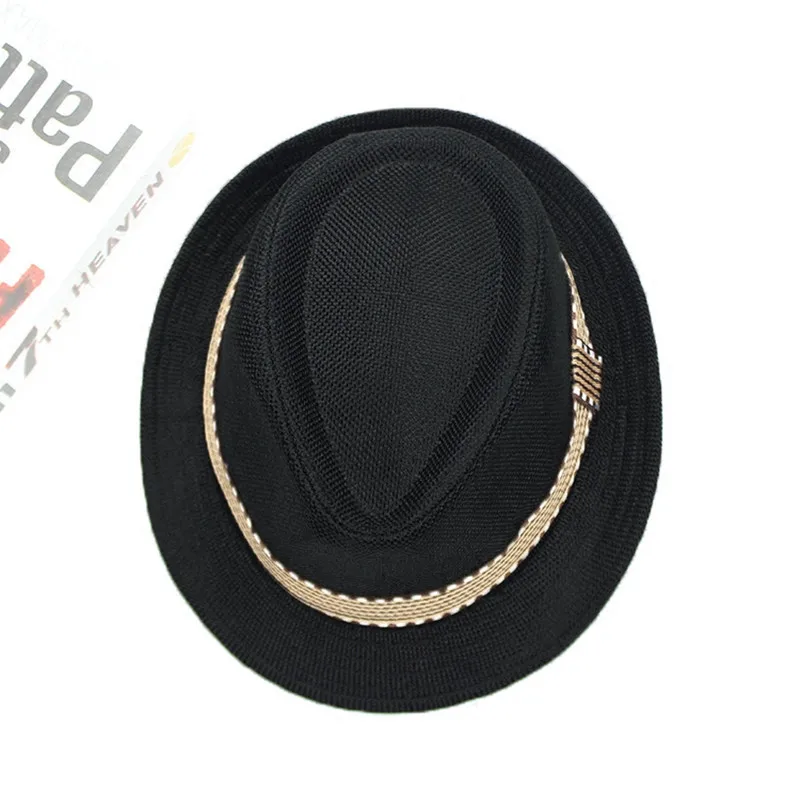 Панама для мальчиков и девочек модная детская шляпа в стиле джаз реквизит