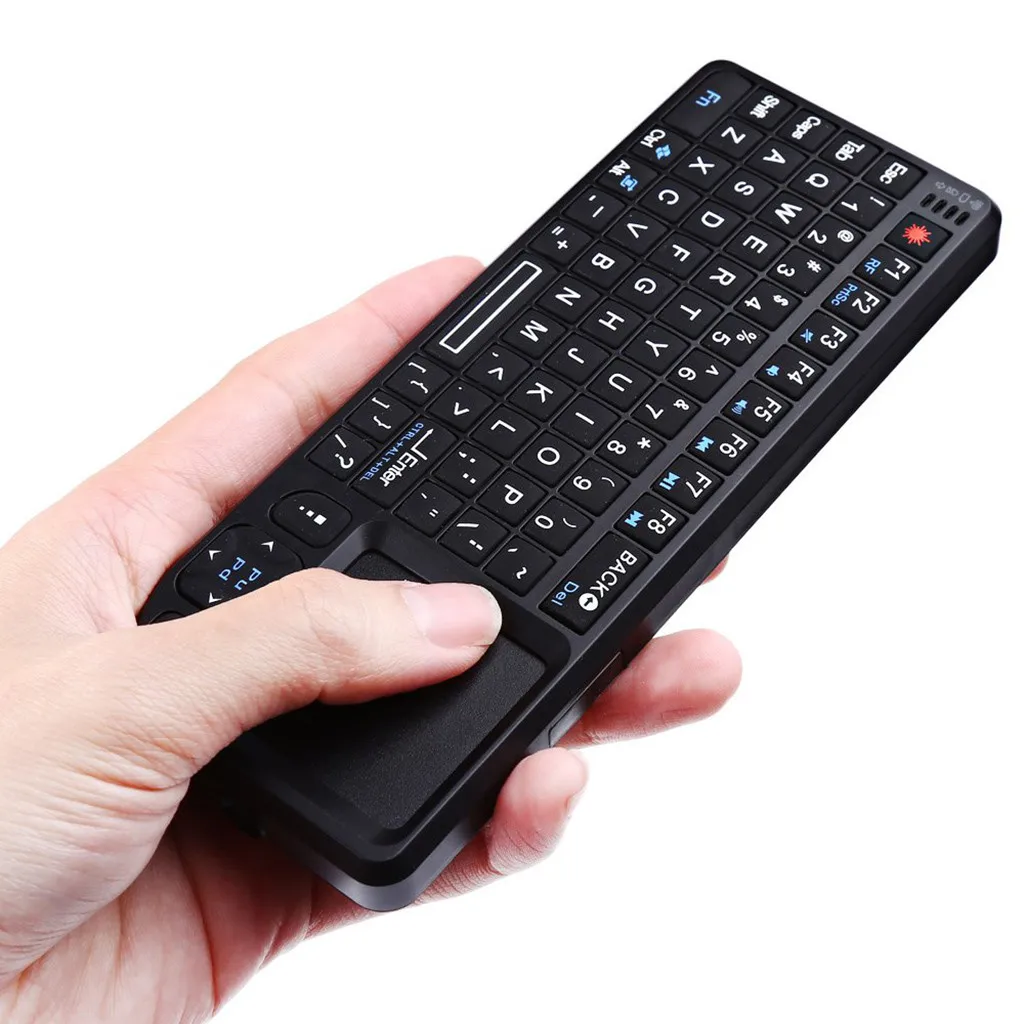 

Keyboard 2.4ghz Wireless Mini Touchpad Keyboard With Ir Light Keyboard For Htpc Ps3 Ps4 Teclado para juegos con cable
