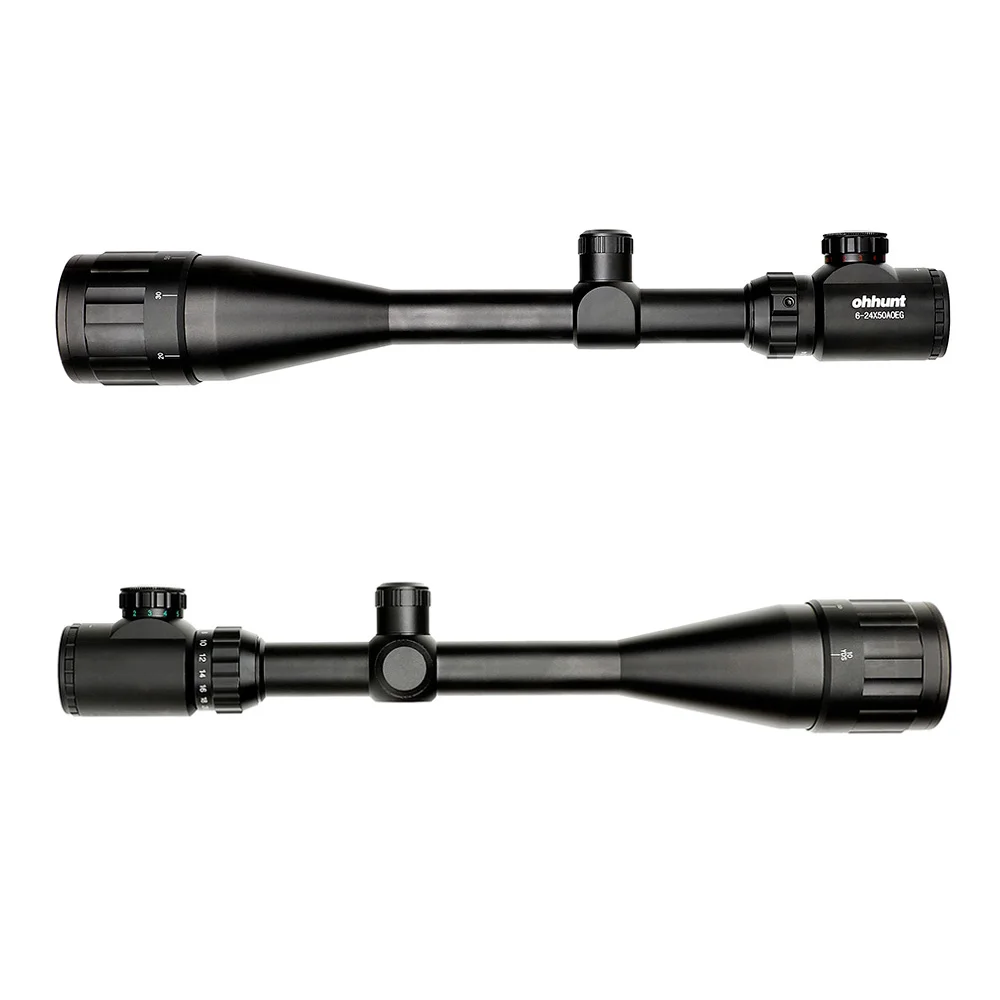 Охотничий ohhunt 6-24x50 AOEG дальномер сетчатый прицел для винтовки с солнцезащитным