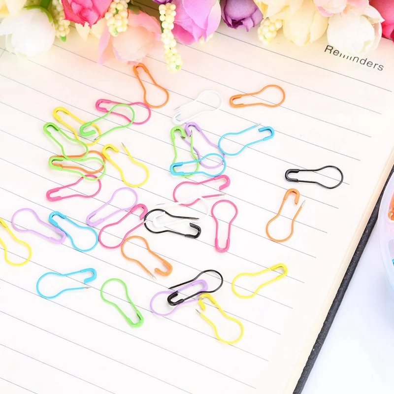 450 шт 15 цветов разные лампы Safetypins груша образные штифты Металлические Вязание