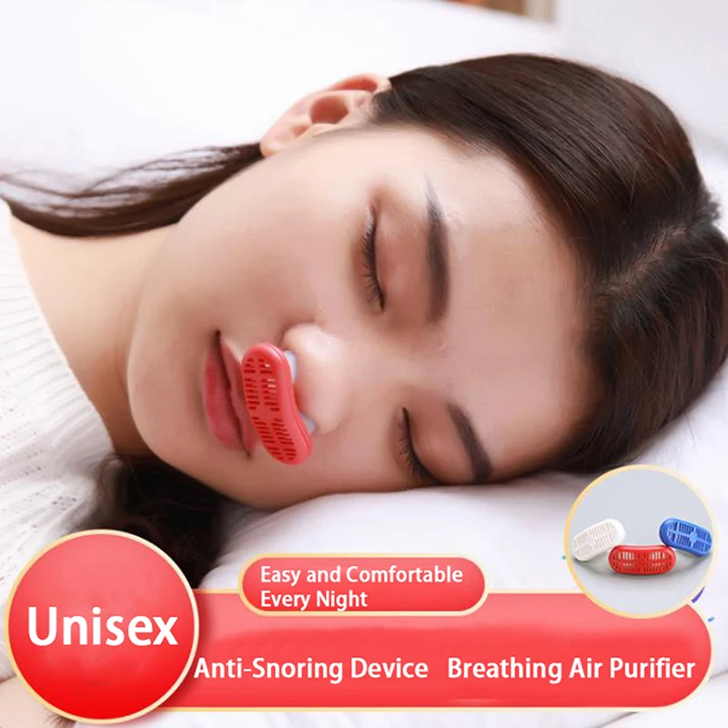 

Silicone Anti Snoring Nasal Dilators Anti Snore Nose Clip Sleep Tray Sleeping Aid Apnea Guard Night Device