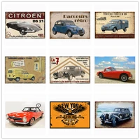 classic sports car metal tin signs and posters wall sticker art painting plaque for pub bar garage living room home decor