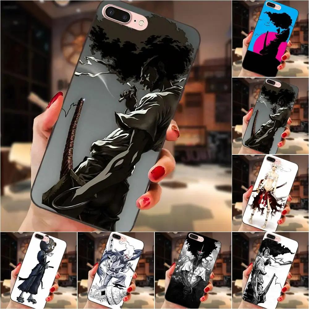 Африканский самурайский Ниндзя Для Apple iPhone 4 4S 5 5S SE 6 6S 7 8 Plus X XS Max XR мягкий чехол |