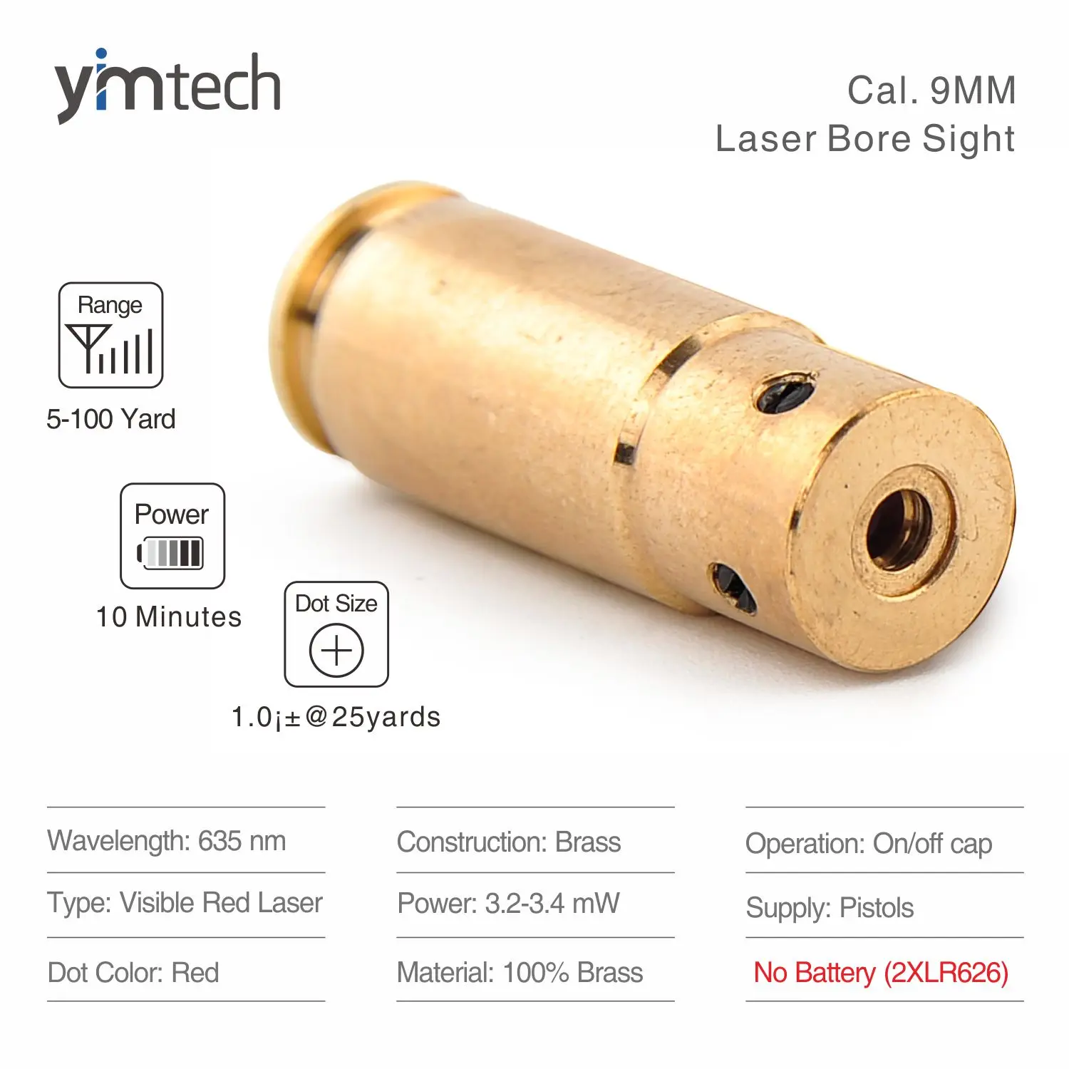 Лазерный картридж 9 мм для прицела вашего оружия аксессуары лазерный прицел