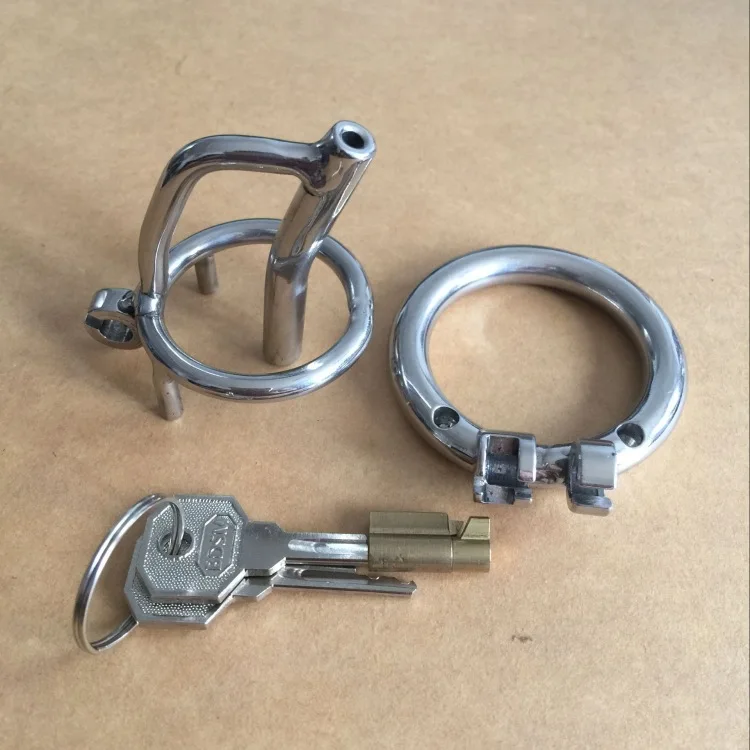 Нержавеющая сталь Мужской Целомудрие устройство с катетером клетка для пениса