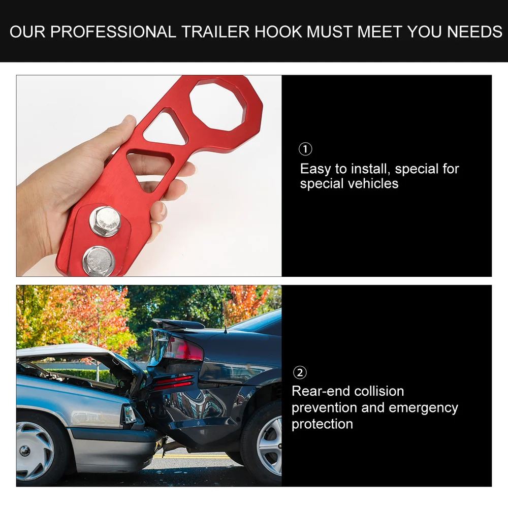 1 шт. крючок для бампера прицепа кольцо гоночного ремонта модификации