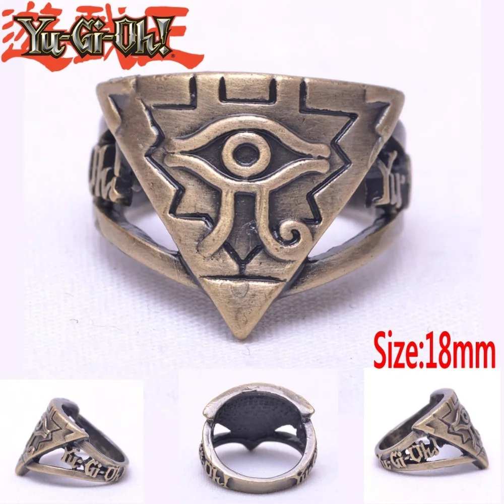 Кольцо Yu Gi Oh юги Муто Миллениум 18 мм Размер 8 # кольцо на палец брозен кольца для