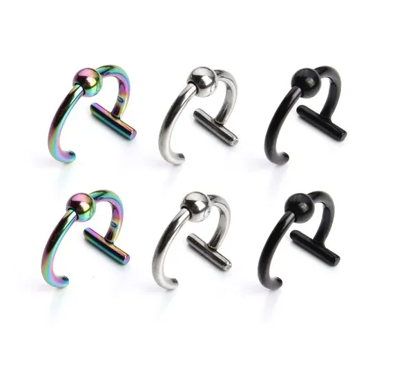 10 шт. 11 мм штанга из нержавеющей стали для бровей губ носа пирсинг серьги-гвоздики