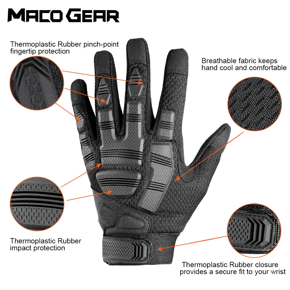 Нескользящий армейские военные тактические перчатки полный палец перчатка