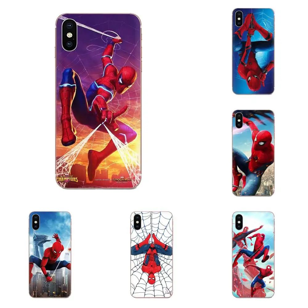 Marvel Comics Spider-man прозрачные мягкие чехлы для Galaxy J1 J2 J3 J330 J4 J5 J6 J7 J730 J8 2015 2016 2017 2018 mini Pro |