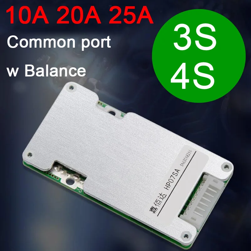 4S 3S 12 В литий ионный аккумулятор Защитная плата баланс солнечных батарей Lipo 3 4