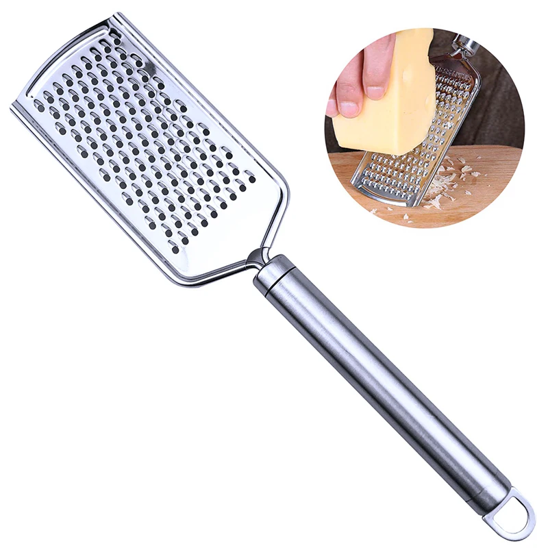 

justdolife Multifunctional Stainless Steel Cheese Lemon Fruit Peeler Shredder Mini Spice Grater Fruit Vegetable Tool