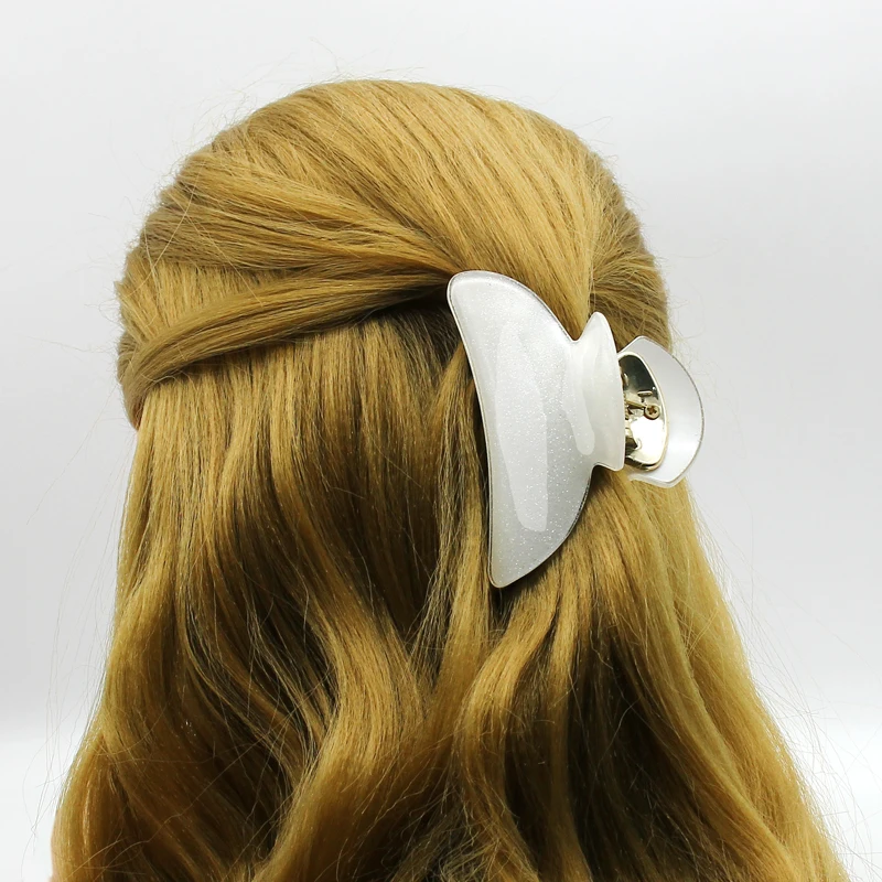 Новое поступление блестящие женские Когти для волос большие Когти для волос Краб пластиковая заколка Элегантные Заколки для волос для женщин и девушек аксессуары для волос 362