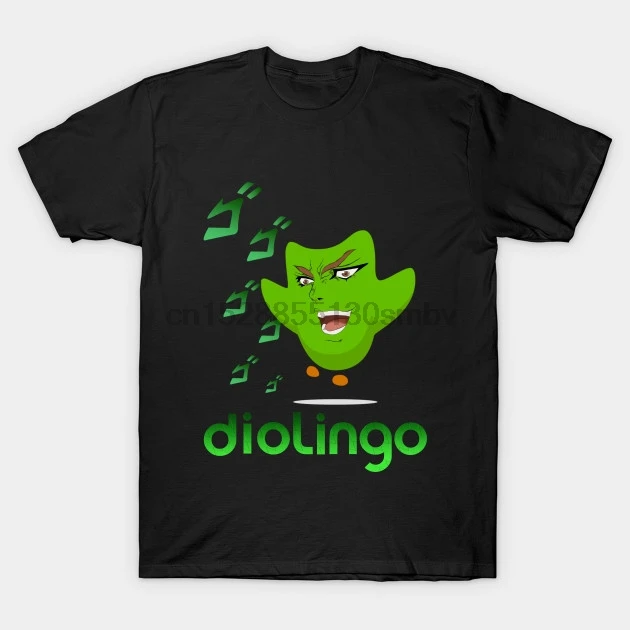 Мужская футболка Duolingo It was me diolingo (Dank memes Jojos) v2 Jojos Необычные Приключения wo футболки