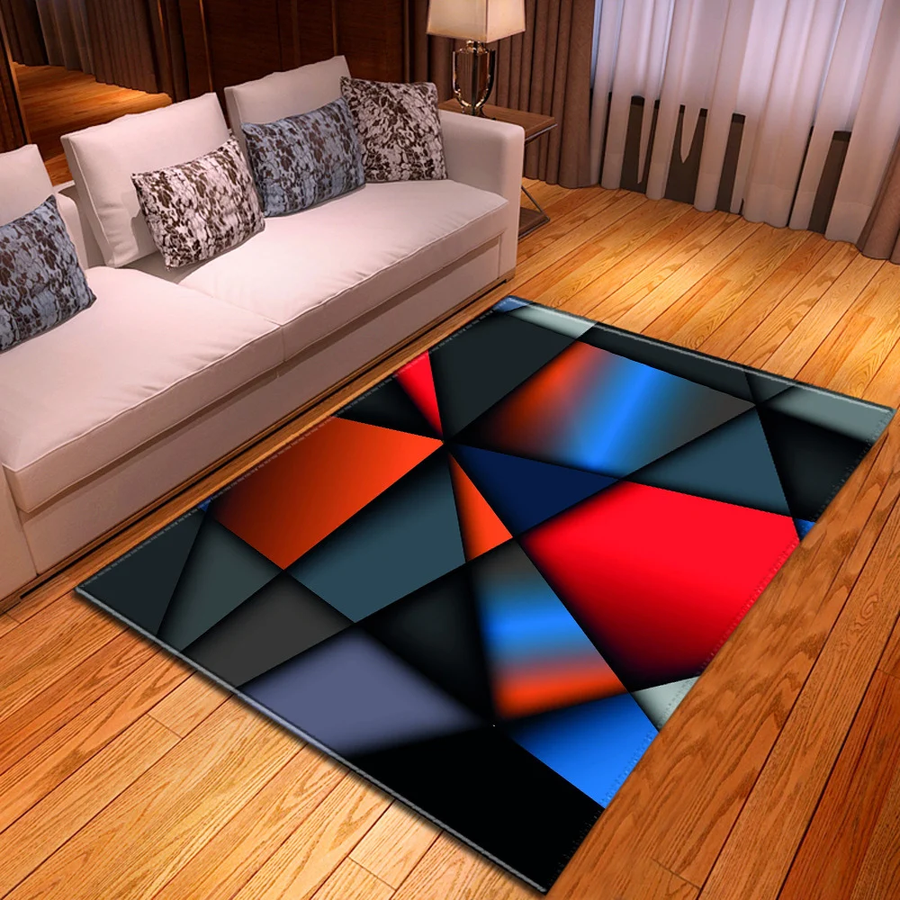 3D геометрический узор украшение детской комнаты игровой коврик для зоны