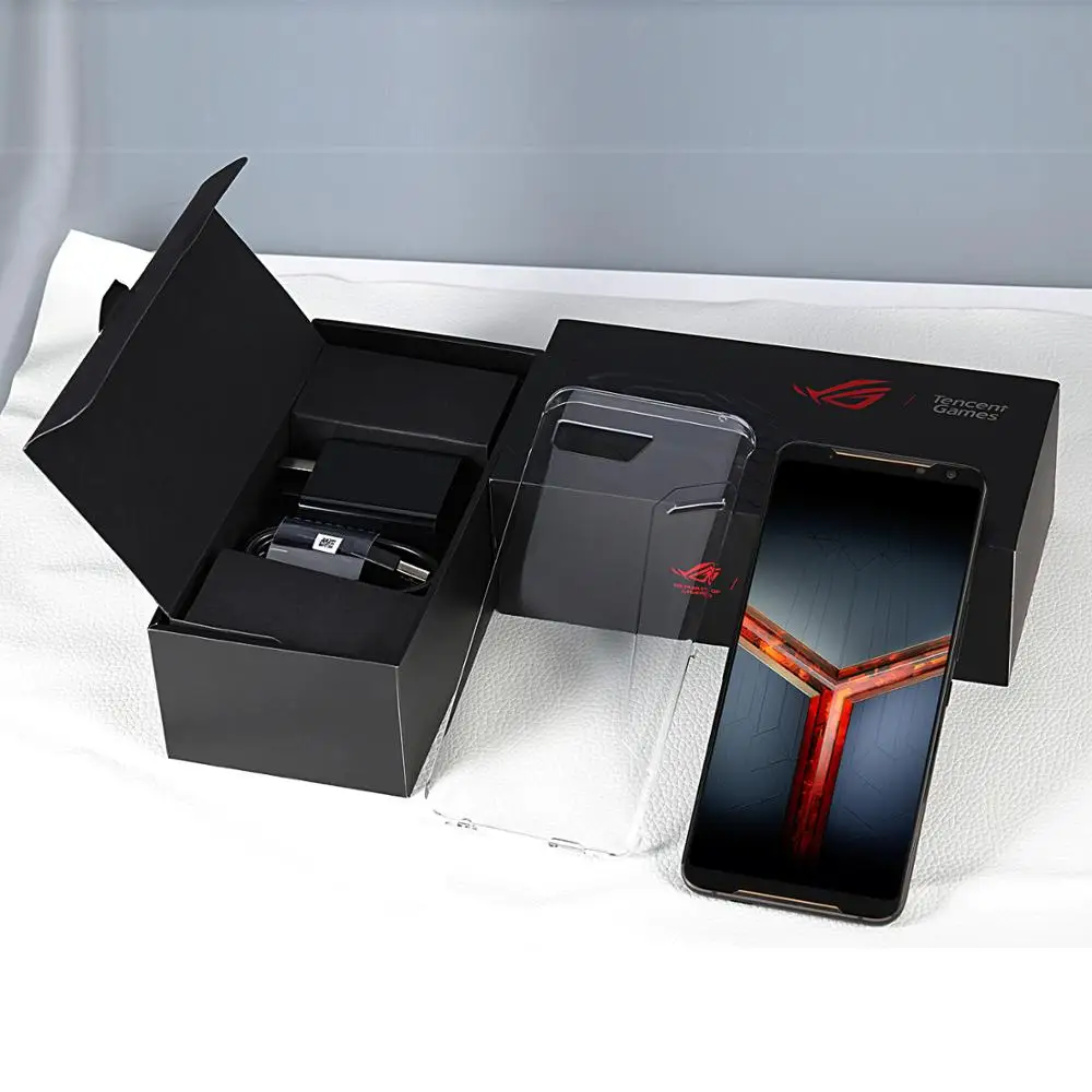Asus ROG телефон 2 6 59 &quot8 ГБ ОЗУ 128 Гб ПЗУ игровой Snapdragon 855 + NFC II ZS660KL 6000 мАч LTE мобильный