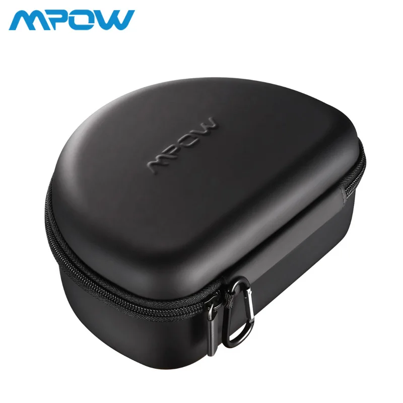 Mpow наушники сумка чехол для H5 H10 059 H7 036 беспроводные наушники наличные кабели карточки-ключи EVA+ PU+ Velet портативные сумки - Цвет: Black Bag ONLY