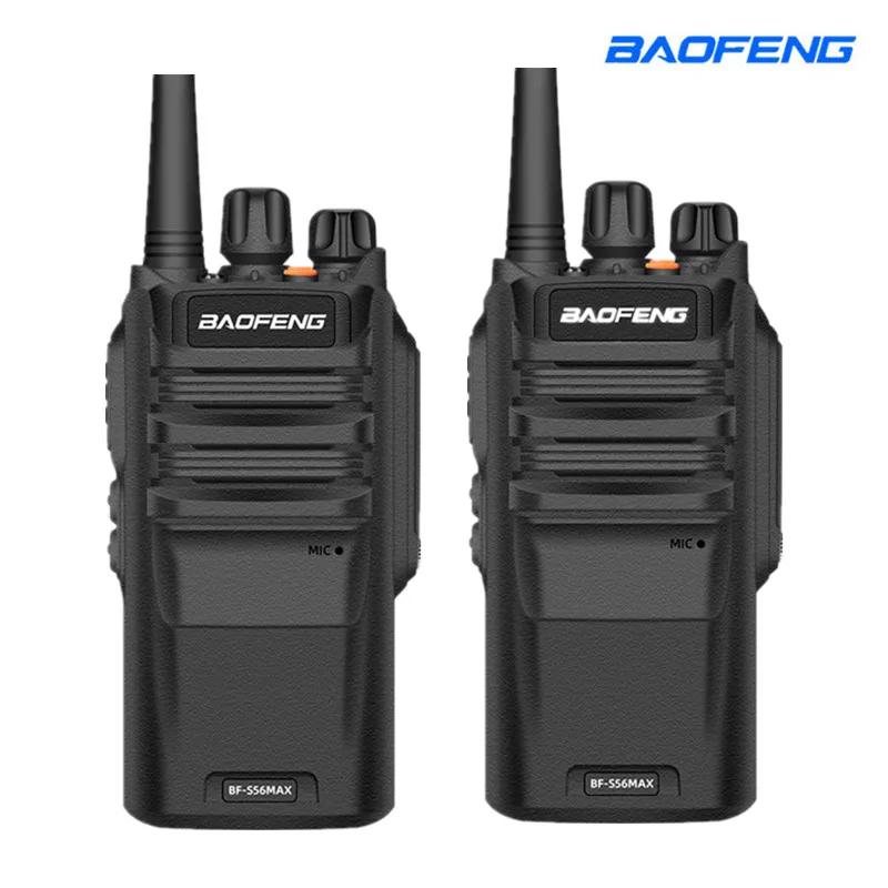 2 шт. иди и болтай Walkie Talkie с большим радиусом 10 км BF S56 Max IP67 Водонепроницаемый