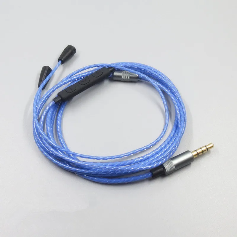 1 2 м сменный аудиокабель для наушников Sennheiser IE80 IE80S микрофон регулятор громкости