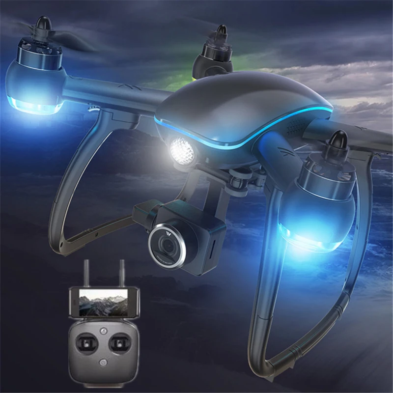 5G GPS Дрон бесщеточный мотор Квадрокоптер с камерой HD Gimbal ESC камера 3D объемный